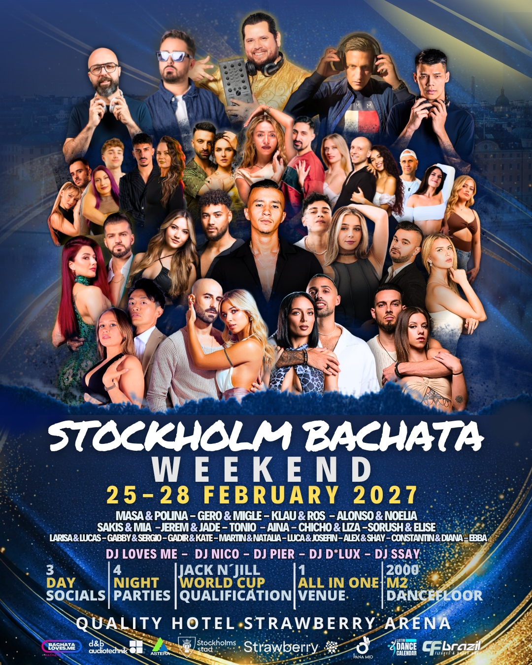 Stockholm Bachata Weekend 2027 (6th Edition) — Stockholm